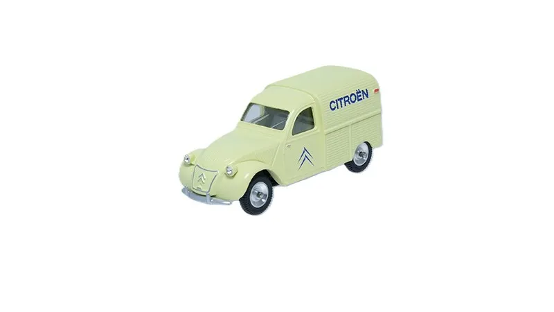 voitures-miniatures-minialuxe-Citroën-2CV-Camionnette-publicitaire-jaune-2.webp