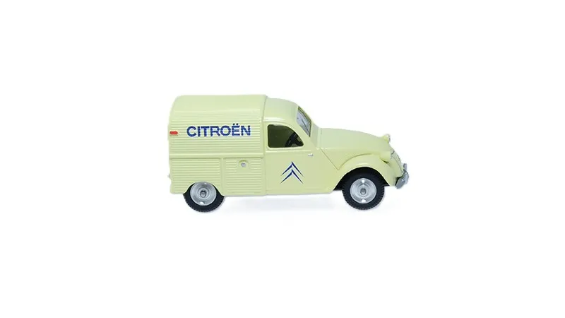 voitures-miniatures-minialuxe-Citroën-2CV-Camionnette-publicitaire-jaune-6.webp