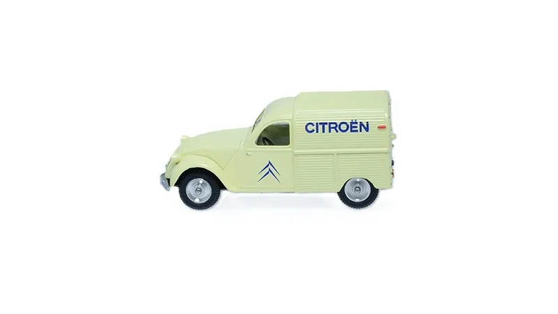 voitures-miniatures-minialuxe-Citroën-2CV-Camionnette-publicitaire-jaune-3.webp