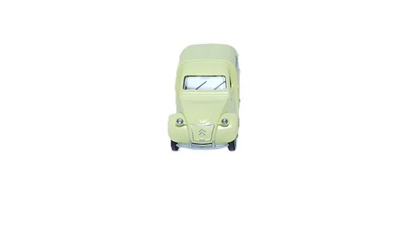 voitures-miniatures-minialuxe-Citroën-2CV-Camionnette-publicitaire-jaune-7.webp