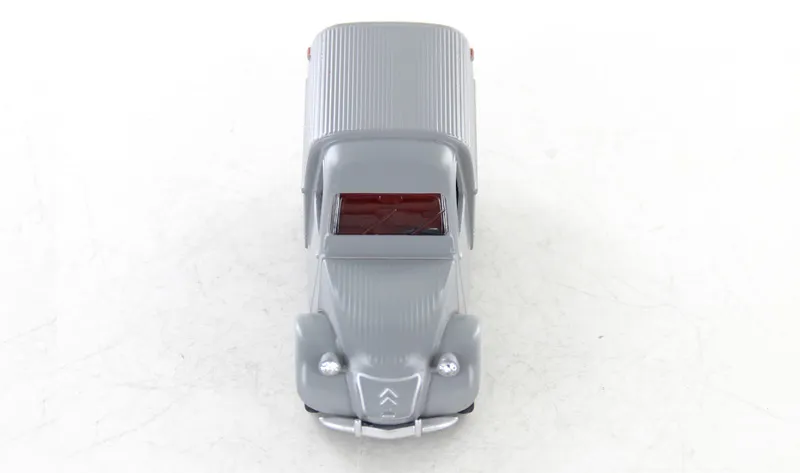 voitures-miniatures-minialuxe-Citroën-2CV-Camionnette-1-porte-gris-4.webp