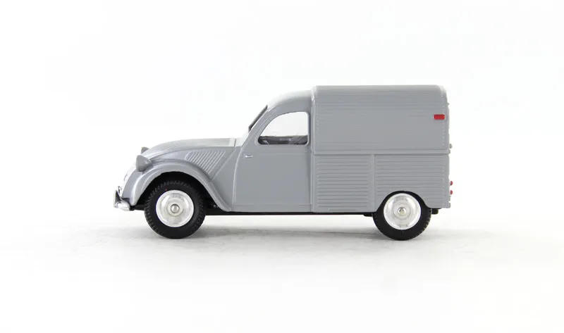voitures-miniatures-minialuxe-Citroën-2CV-Camionnette-1-porte-gris-7.webp