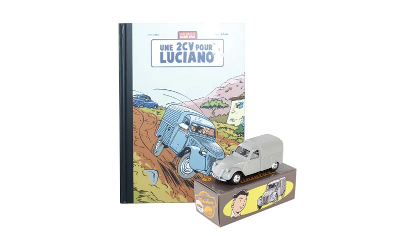 voitures-miniatures-minialuxe-Citroën-2-CV-Fourgonnette-Luciano-gris-luciano-BD.webp