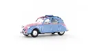 voitures-miniatures-minialuxe-Citroën-2CV-1961-Capote-ouverte-rose-margot-1.webp