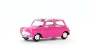 voitures-miniatures-minialuxe-Austin-Mini-rose-drapeau-1.webp