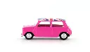 voitures-miniatures-minialuxe-Austin-Mini-rose-drapeau-7.webp