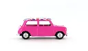 voitures-miniatures-minialuxe-Austin-Mini-rose-drapeau-6.webp
