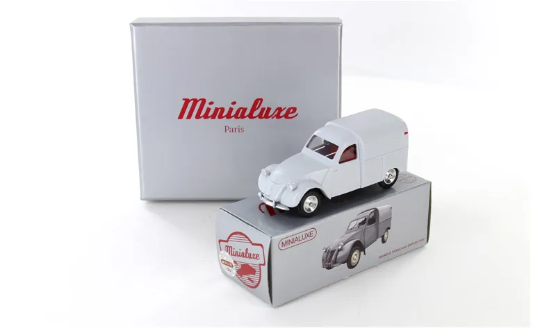 voitures-miniatures-minialuxe-Citroën-2CV-Camionnette-2-portes-gris-9.webp