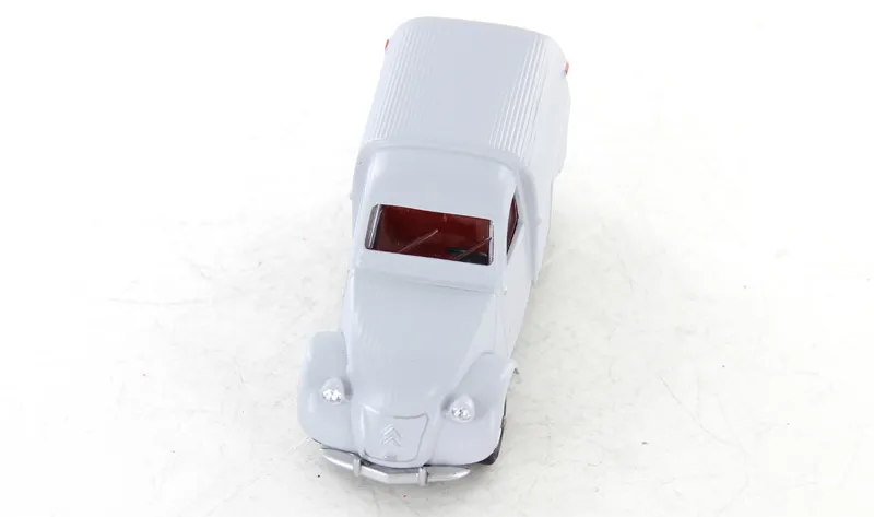 voitures-miniatures-minialuxe-Citroën-2CV-Camionnette-2-portes-gris-4.webp
