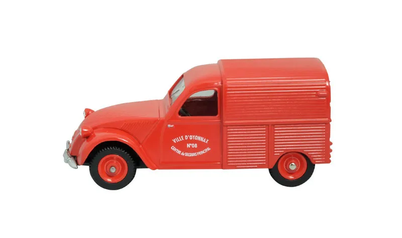 voitures-miniatures-minialuxe-Citroën-2CV-Camionnette-2-portes-pompier-7.webp