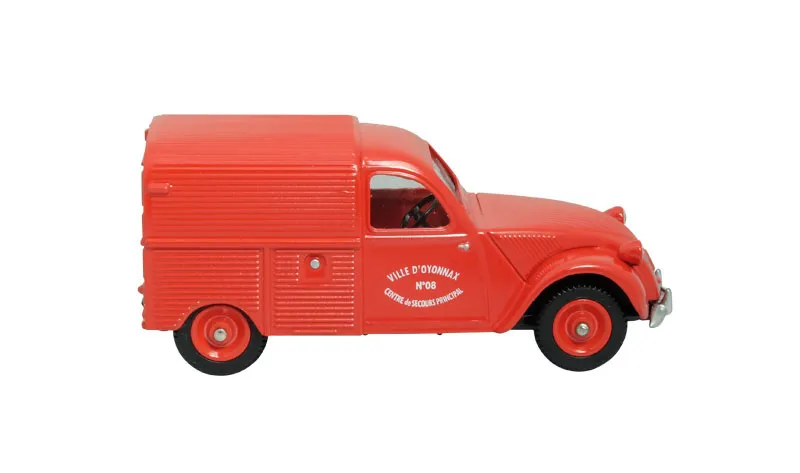 voitures-miniatures-minialuxe-Citroën-2CV-Camionnette-2-portes-pompier-5.webp