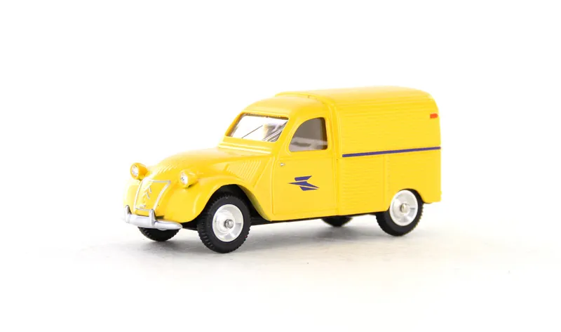 voitures-miniatures-minialuxe-Citroën-2CV-Camionnette-2-portes-poste-1.webp
