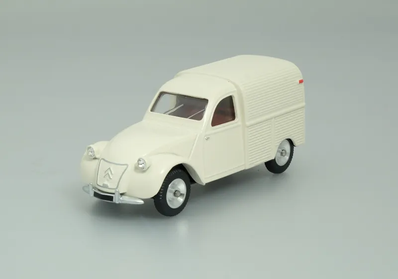 voitures-miniatures-minialuxe-Citroën-2CV-Camionnette-2-portes-beige-1.webp
