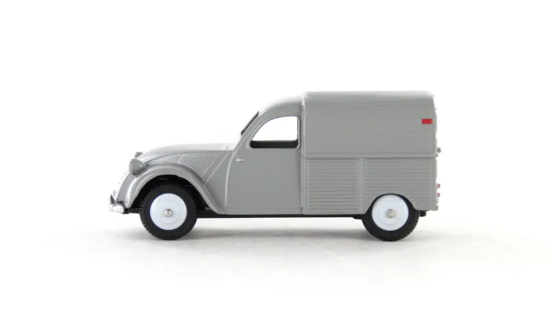 voitures-miniatures-minialuxe-Citroën-2CV-Camionnette-1-porte-gris-7.webp