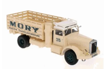[ACBER049A] 1:43 BERLIET GDME10 MISSION TRANSSAHARIENNE EN GAZOGENE 1941