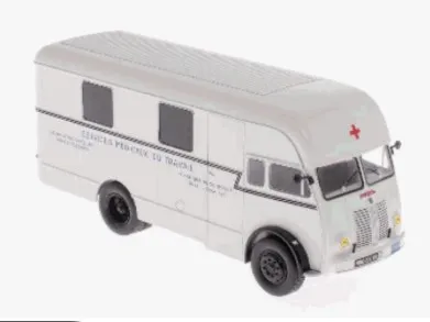 [ACBER071A] 1:43 BERLIET GLA 5 FOURGON INTEGRAL SURELEVE "SERVICES MEDICAUX DU TRAVAIL"