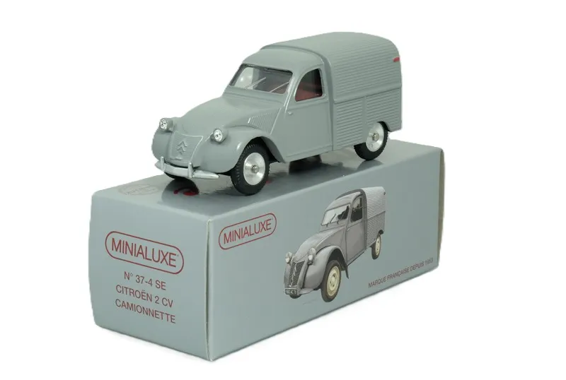[37_4 SE] 1:43 CITROEN 2CV AZAM GRIS FONCE