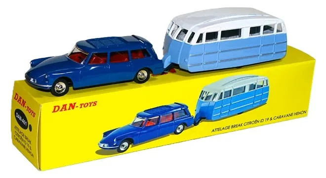 1:43 CITROEN ID 19 BREAK & CARAVANE HENON
