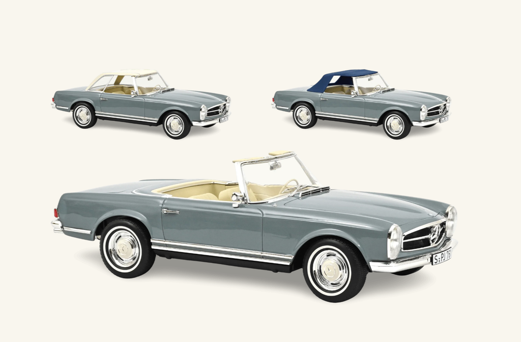[123801] 1:12 MERCEDES-BENZ 230 SL 1963 BLEU HORIZON