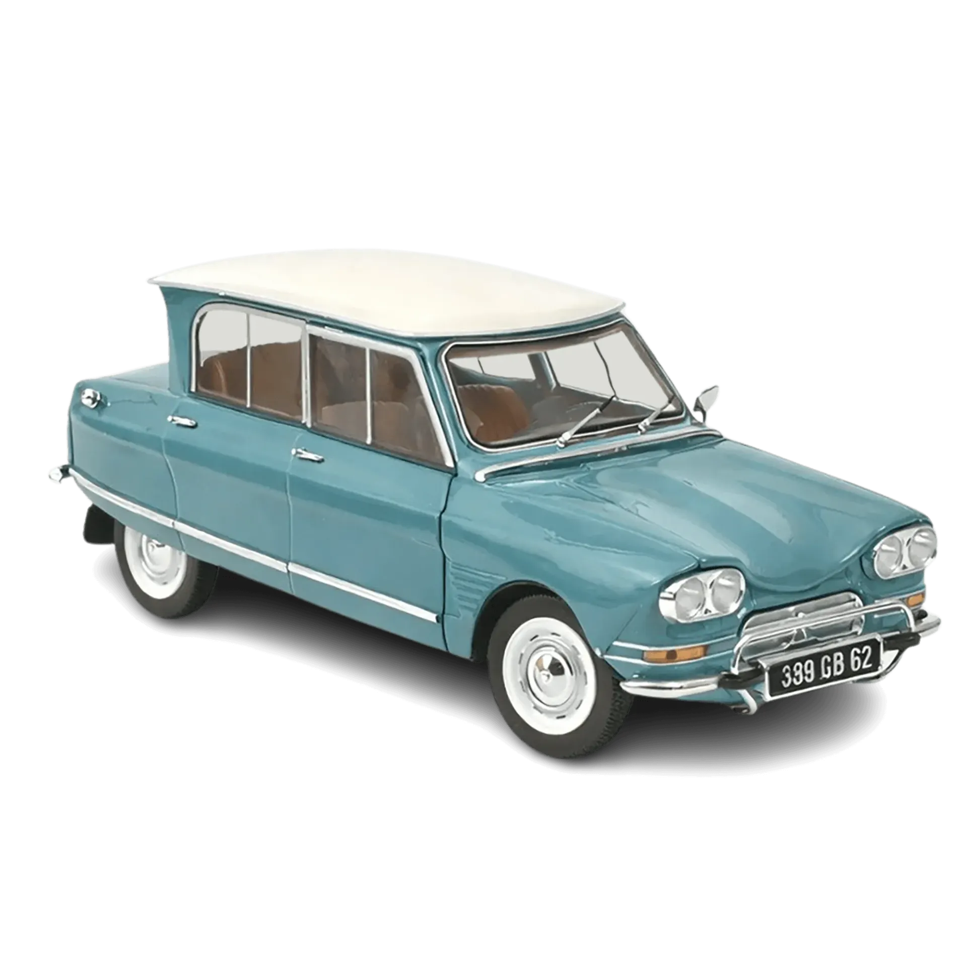 [181604] 1:18 CITROËN AMI 6 CLUB 1968 BLEU WEEK END