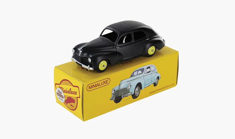 [44_1] 1:43 PEUGEOT 203 NOIR JANTES JAUNES