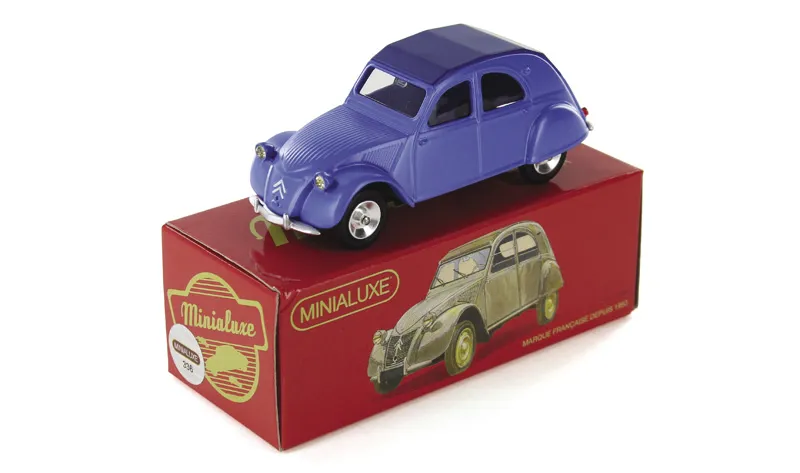[7_1] 1:43 CITROËN 2 CV BLEU FONCE
