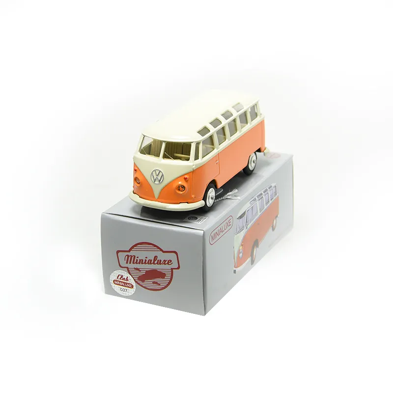 [K117_1 SE] 1:43 VOLKSWAGEN COMBI BUS SAMBA ORANGE