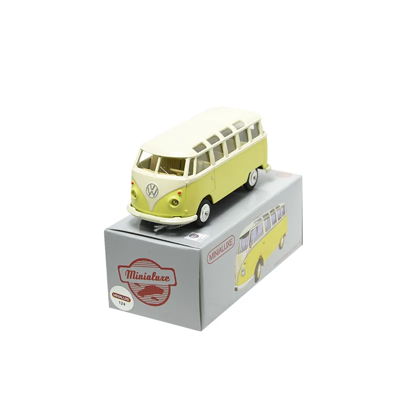 [K117_2 SE] 1:43 VOLKSWAGEN COMBI BUS SAMBA JAUNE