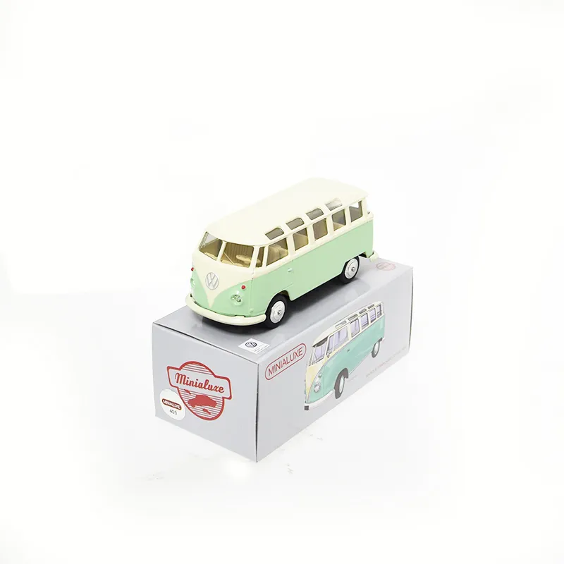 [K117_3 SE] 1:43 VOLKSWAGEN COMBI BUS SAMBA VERT EAU