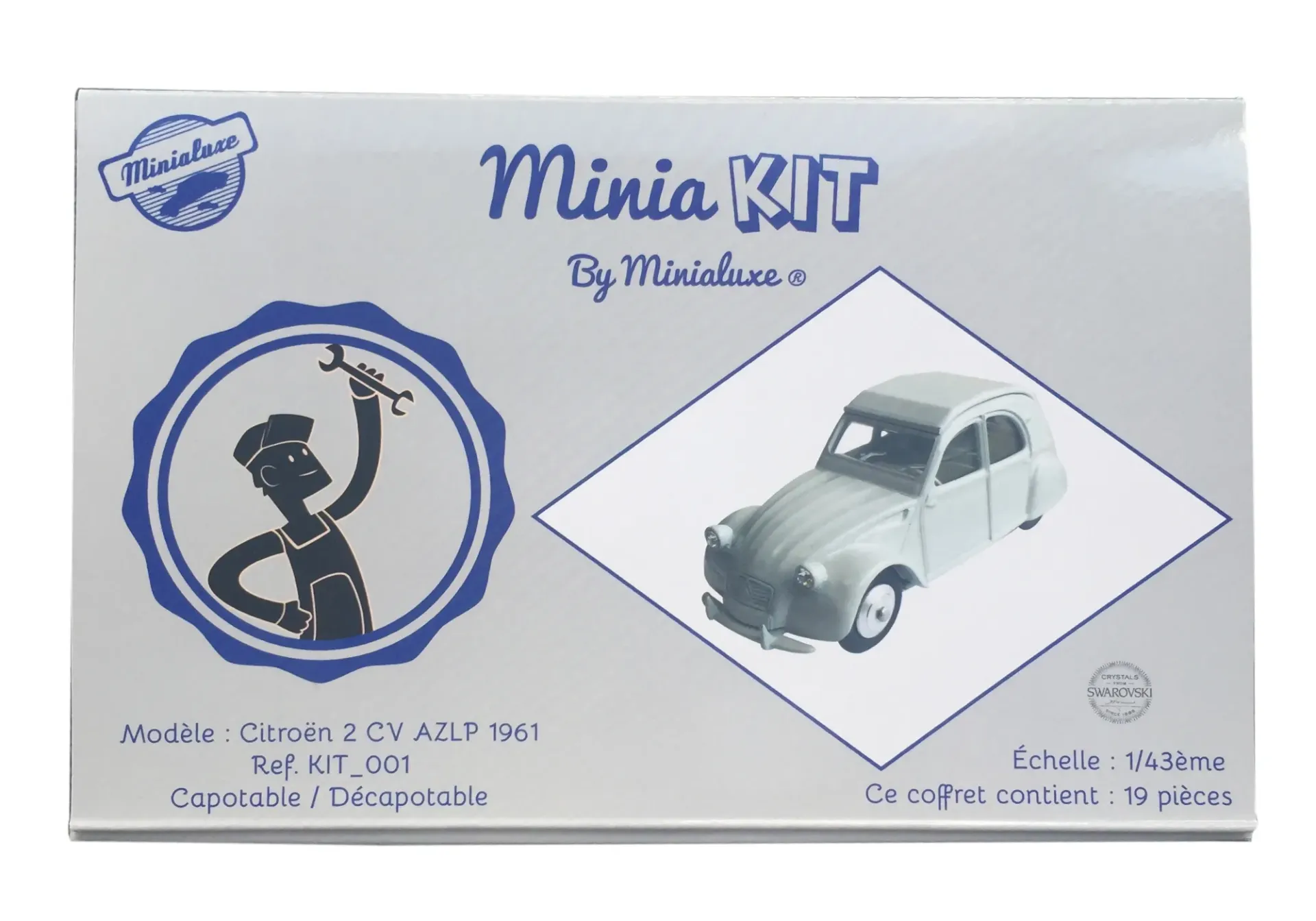 1/43 KIT CITROËN 2 CV DECAPOTABLE