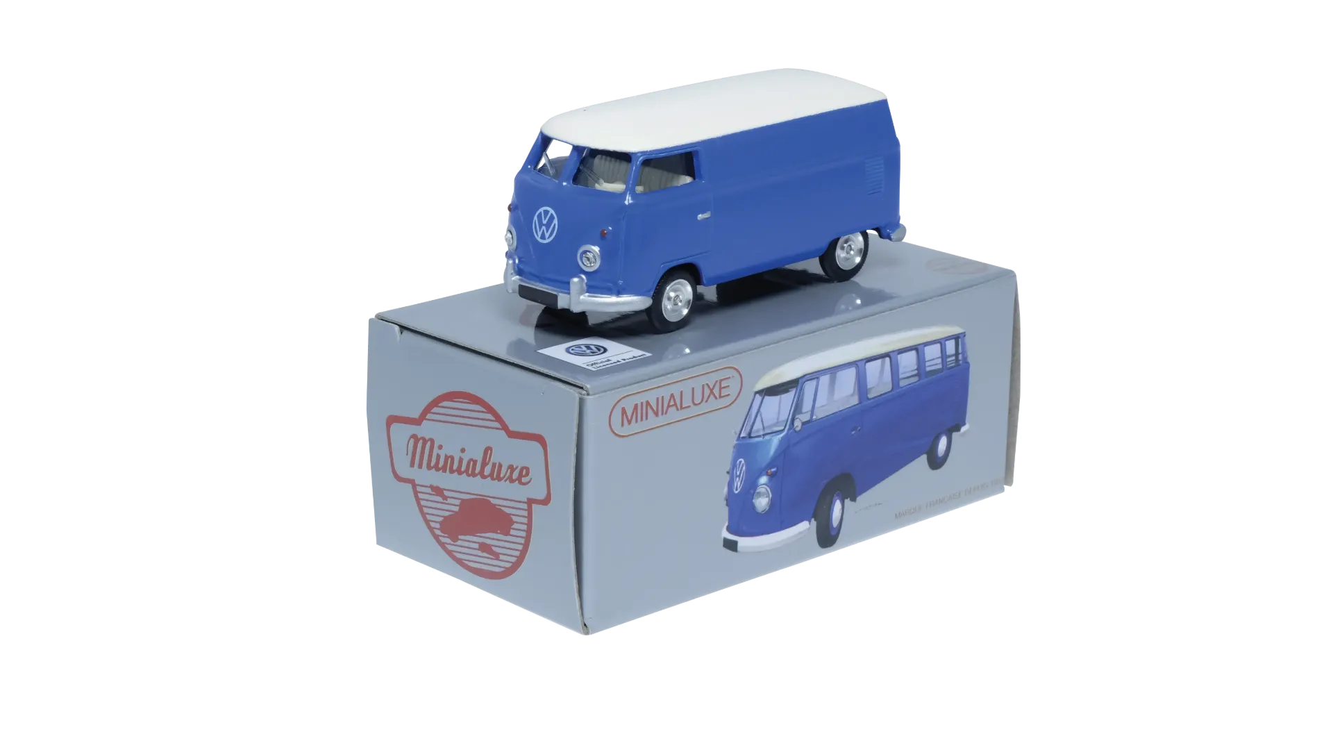 [MB103_2 SE] 1:66 VOLKSWAGEN COMBI VAN BLEU FONCE