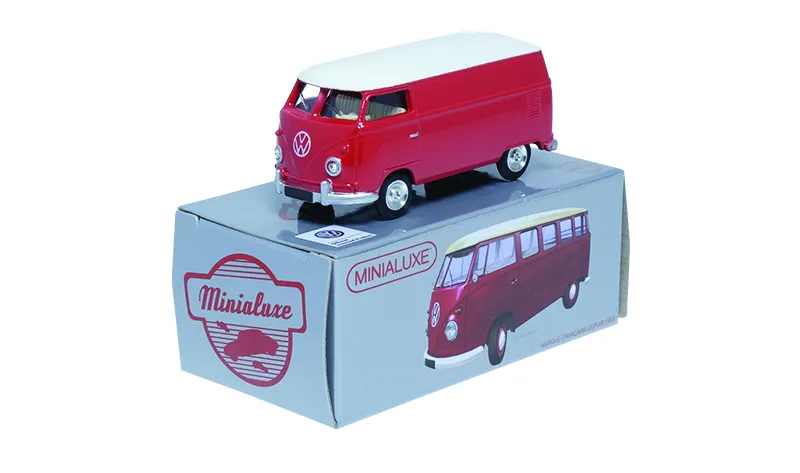 [MB103_3 SE] 1:66 VOLKSWAGEN COMBI VAN ROUGE