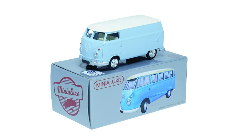 [MB103_4 SE] 1:66 VOLKSWAGEN COMBI VAN BLEU CLAIR