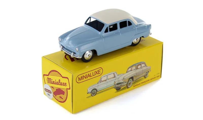 [20_2] 1:43 SIMCA ARONDE BLEU TOIT BLANC