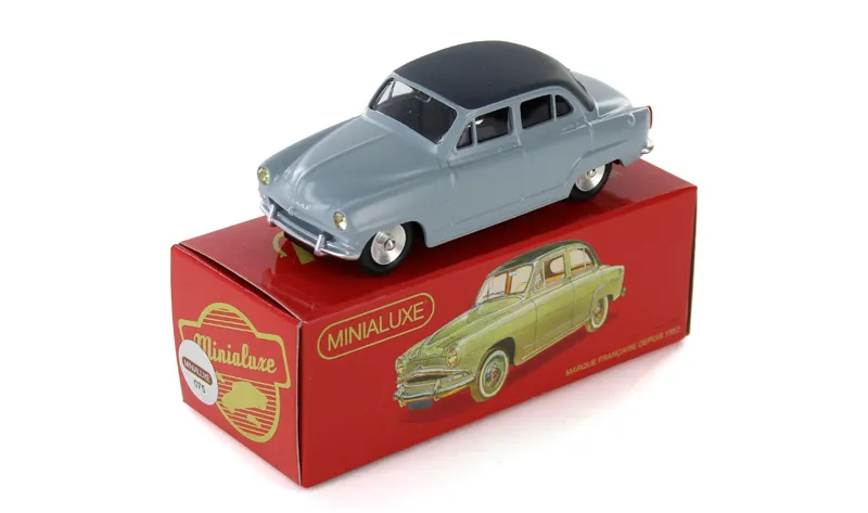 [22_3] 1:43 SIMCA ARONDE GRIS TOIT NOIR