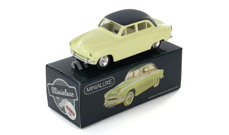 [22_5] 1:43 SIMCA ARONDE JAUNE TOIT NOIR