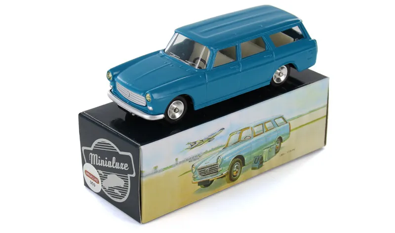 [28_2] 1:43 PEUGEOT 404 BREAK BLEU