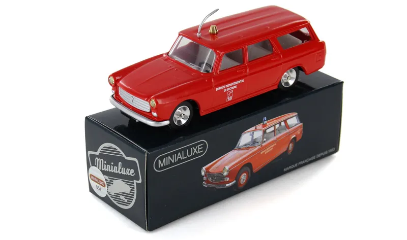 [28_3] 1:43 PEUGEOT 404 BREAK POMPIERS