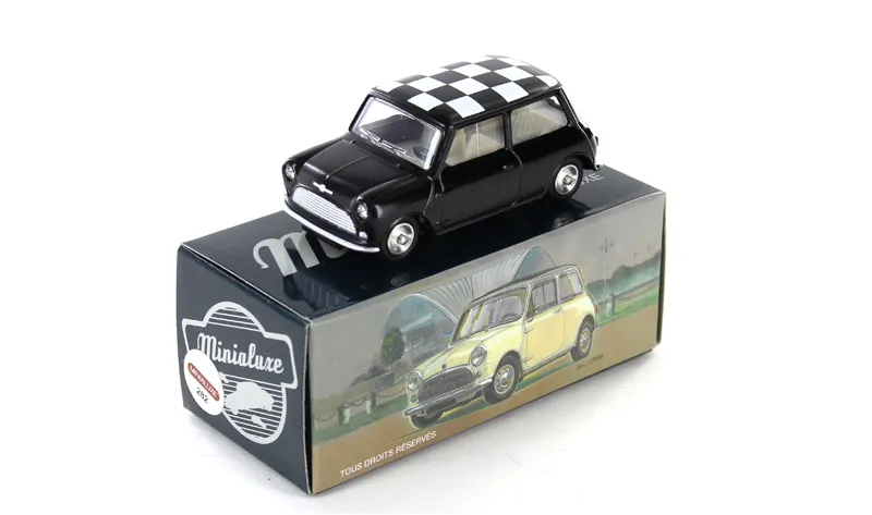 1:43 MORRIS MINOR BABY NOIR TOIT DAMIERS