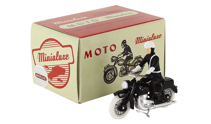 [34_1] 1:43 MOTARD POLICE AVEC MOTO NOIRE