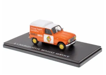 1:43 RENAULT R4 FOURGONNETTE RENAULT SERVICE 1968