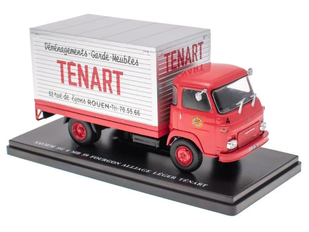 [ABRPA043A] 1:43 RENAULT SAVIEM SG 4 MB 59 FOURGON ALLIAGE LEGER TENART 1968